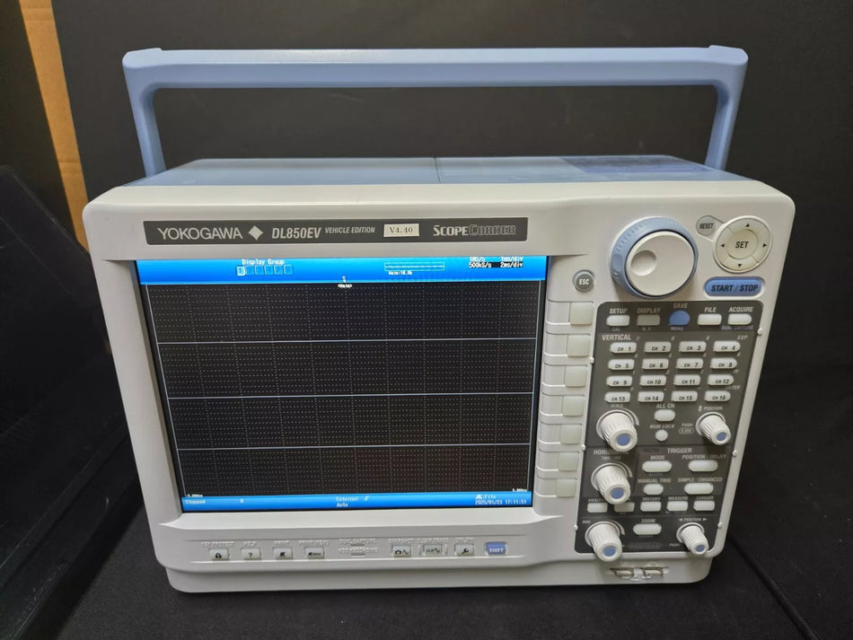 Yokogawa DL850EV ScopeCorder with Suffix -D-HJ/DC/M2/HD1/G2/G5/P4 (9357)
