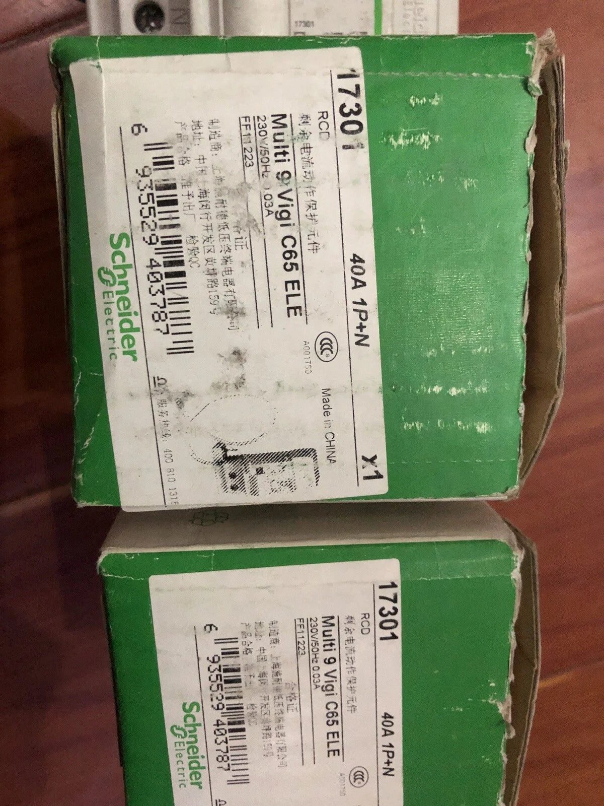 Multi 9 Vigi C63 Ele 40A 1P+N 17301 Circuit Breaker