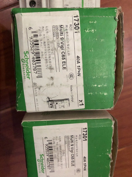 Multi 9 Vigi C63 Ele 40A 1P+N 17301 Circuit Breaker