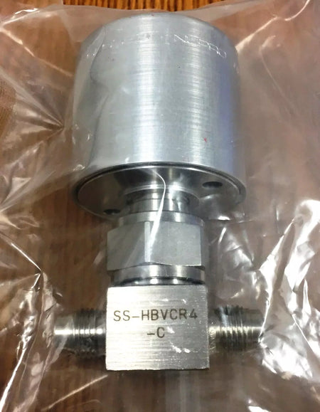 Nupro Swagelok SS-HBVCR4-C High Pressure Bellows Pneumatic Valve