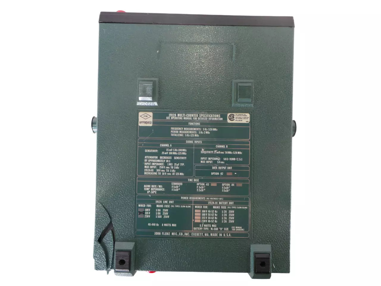 Fluke 1912A Multi-Counter Precision Instrument