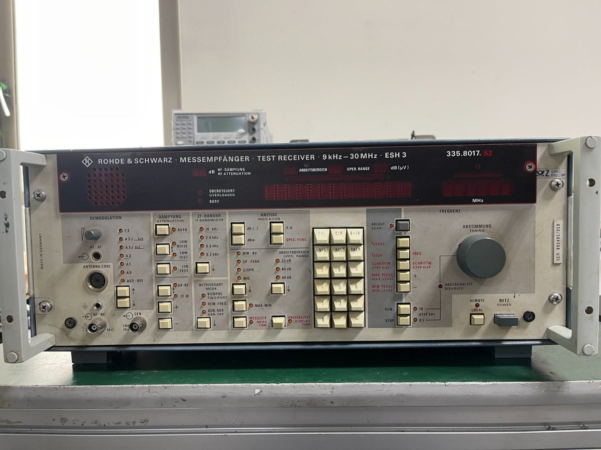 Rohde &amp; Schwarz ESH3 EMI Test Receiver 9KHz - 30MHz