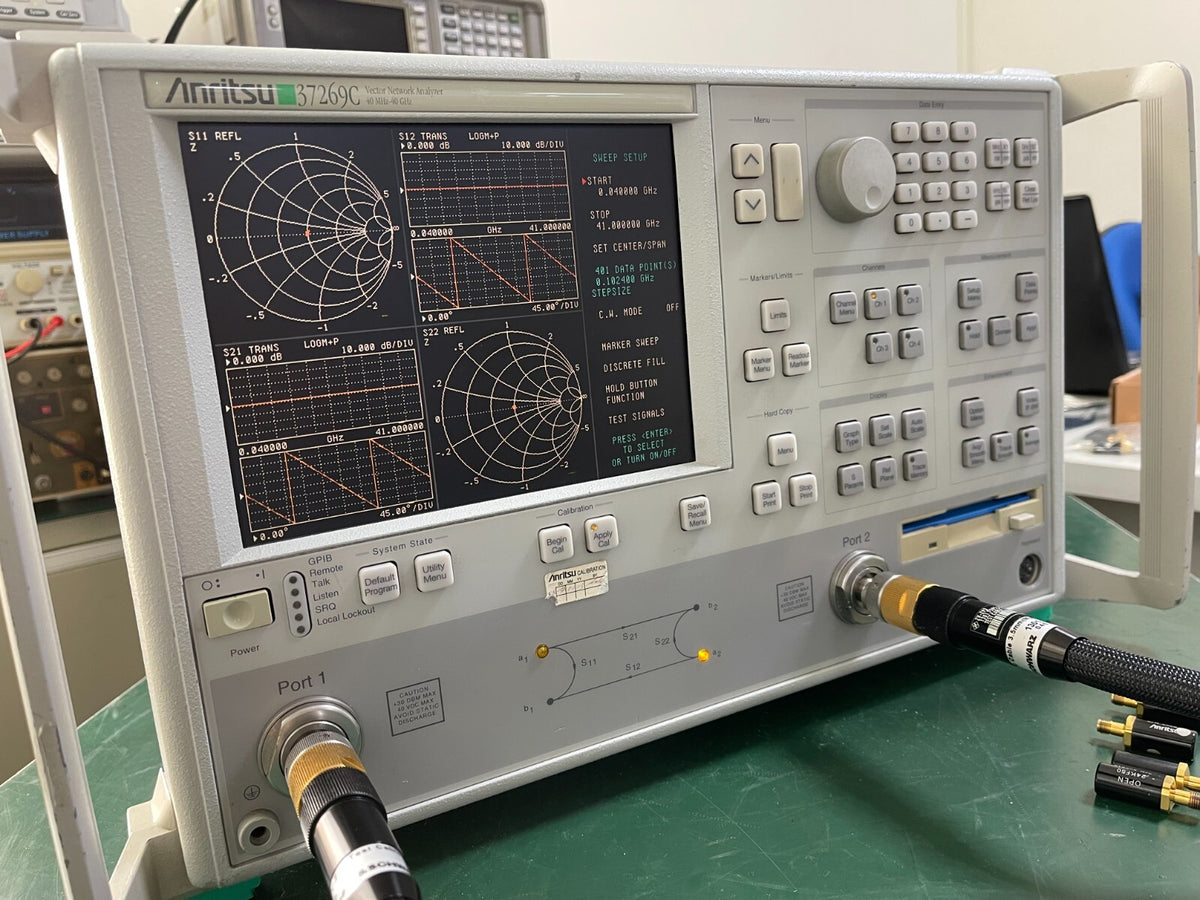 Anritsu 37269C 40MHz to 40GHz Vector Network Analyzer w/ Opt.2A - XG eqpt
