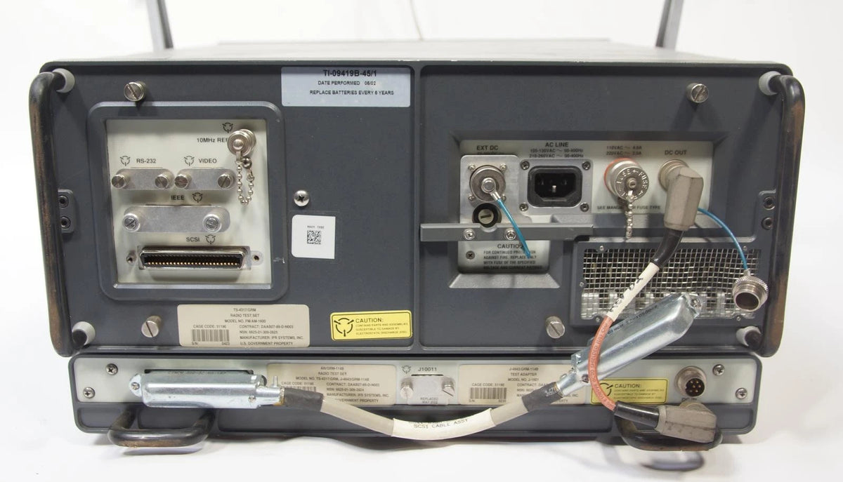 Aeroflex IFR FM/AM 1600 Communications Service Monitor with J-1601