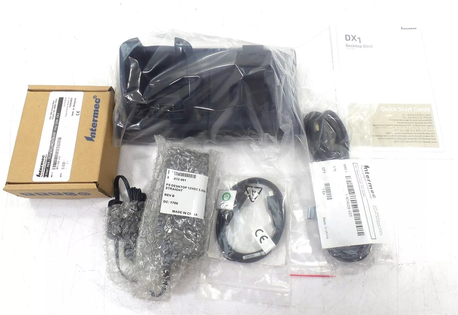 Intermec CK70 CK71 Cradle 852-920-002 with Power Supply