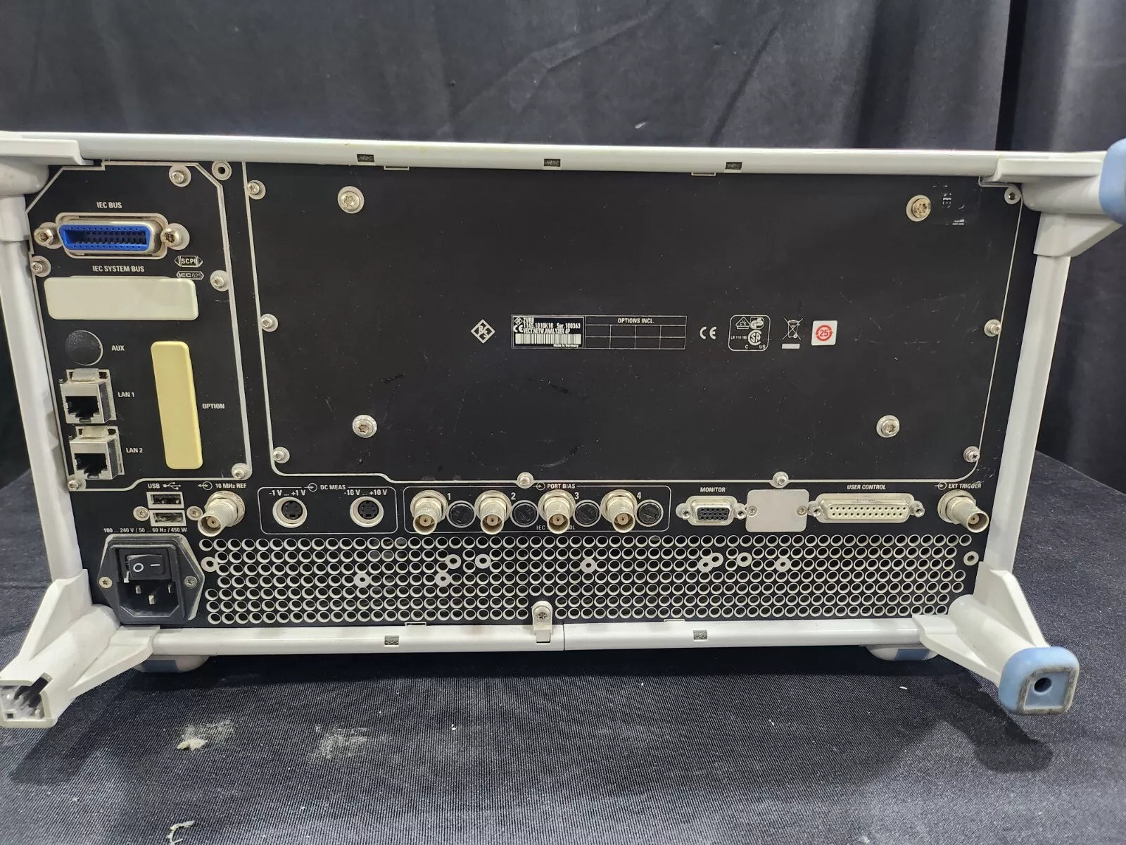 R&S ZVB8 Vector Network Analyzer 300 kHz to 8 GHz As-is (0363)