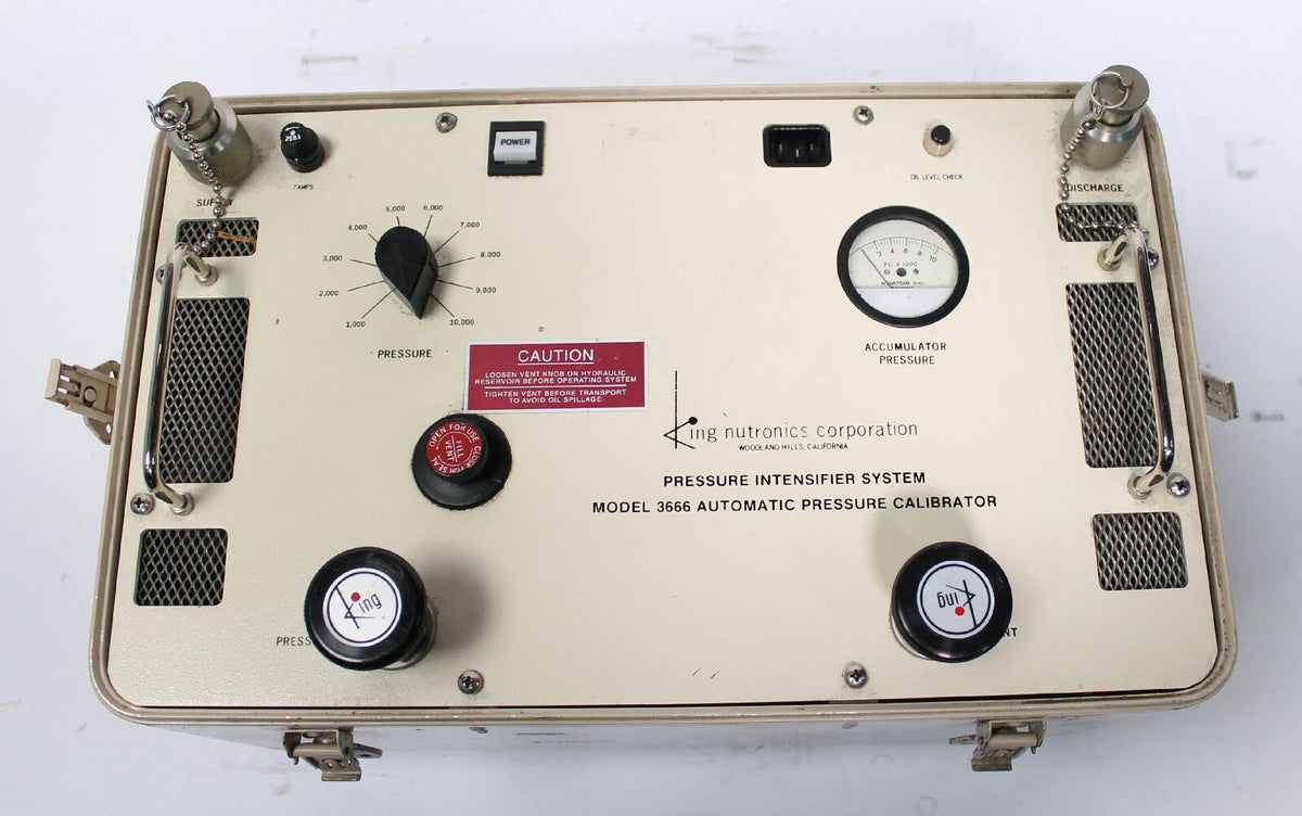 King Nutronics 3666 Automatic Pressure Calibration System with Accessory Kit