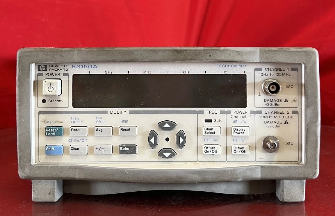 Agilent/Keysight 53150A Opt. 001 Microwave Frequency Counter DC to 20 GHz