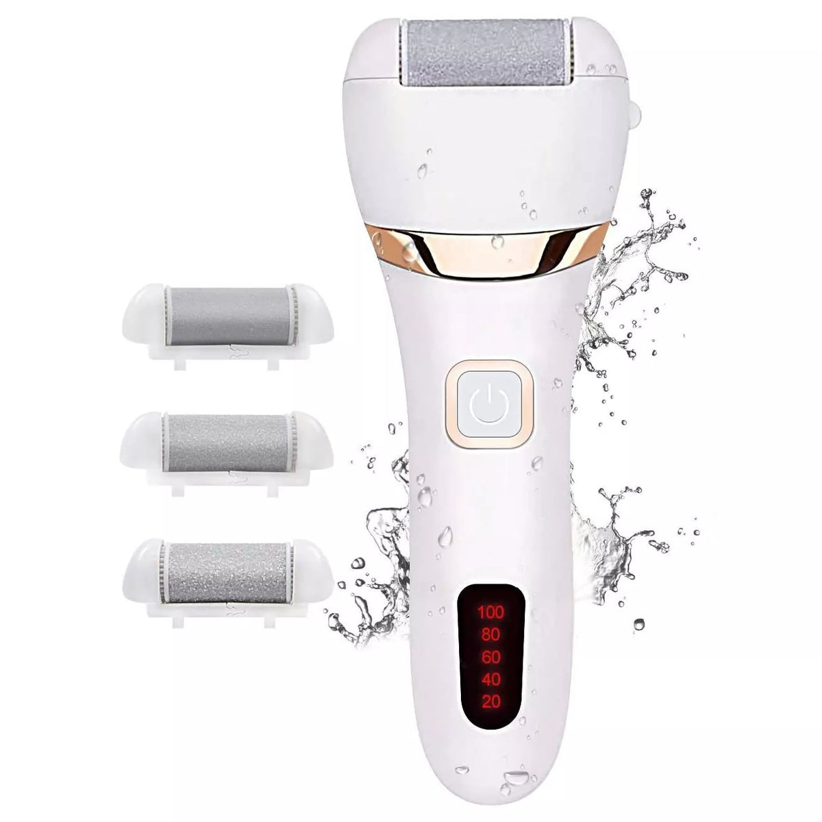 Rechargeable Electric Callus Remover with LED Pedicure Tool