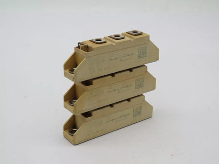 Set of 3 Semikron SKKH106/16E Thyristor Module 106A 1.6KV A 47