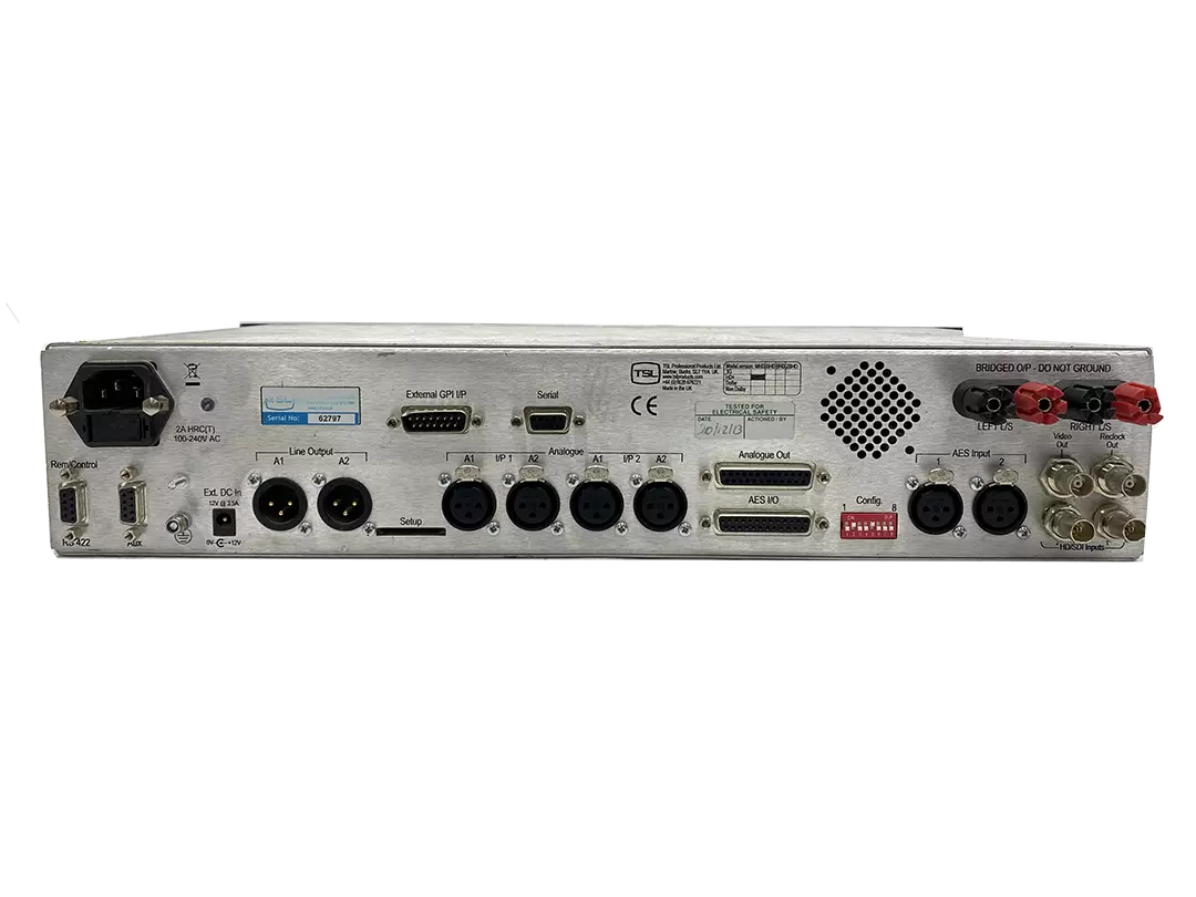 TSL AMU2-2MHD+ Deep Audio Monitoring Unit HD/SDI