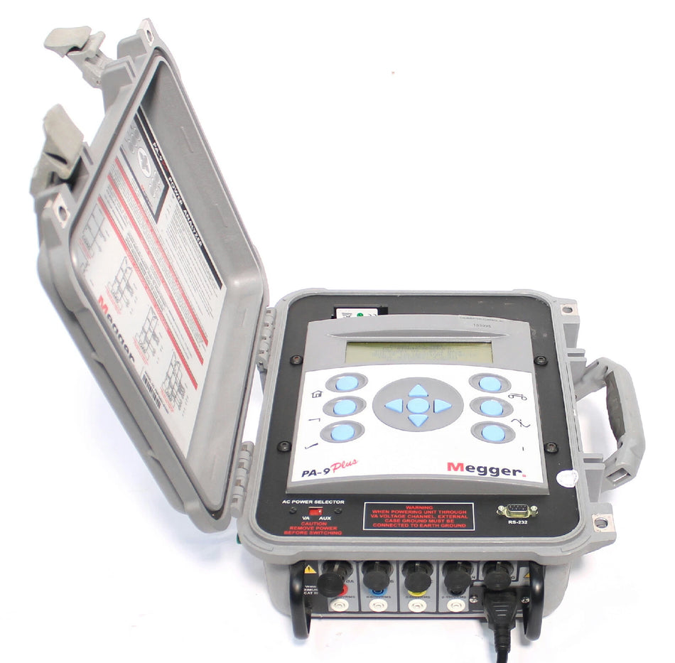 Megger Metrosonics PA-9 Plus Portable Power Analyzer