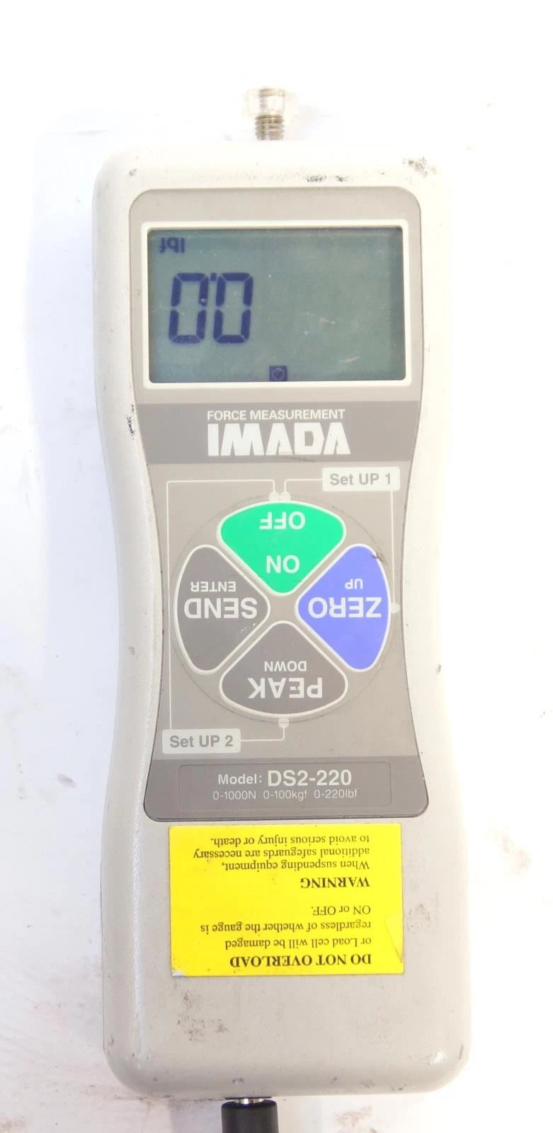 IMADA Force Measurement Digital Force Gauge Model DS2-220 220 lbs Capacity
