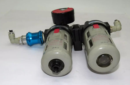 Airtac BFR3000 + BL3000 FRL Unit 3/8 Pneumatic Air Filter Regulator Lubricator