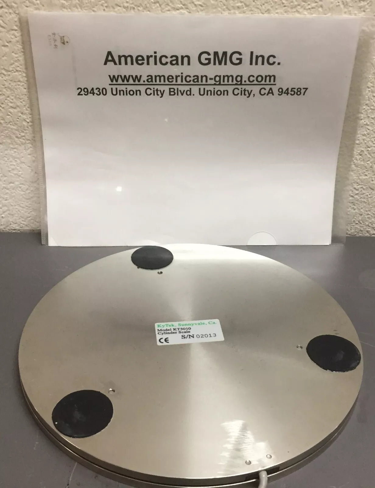 KyTek KT3010 Digital Cylinder Scale for Accurate Weight Measurement