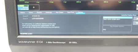 Lecroy WaveRunner 8104 1GHz  4 Channel 20 GS/s Oscilloscope