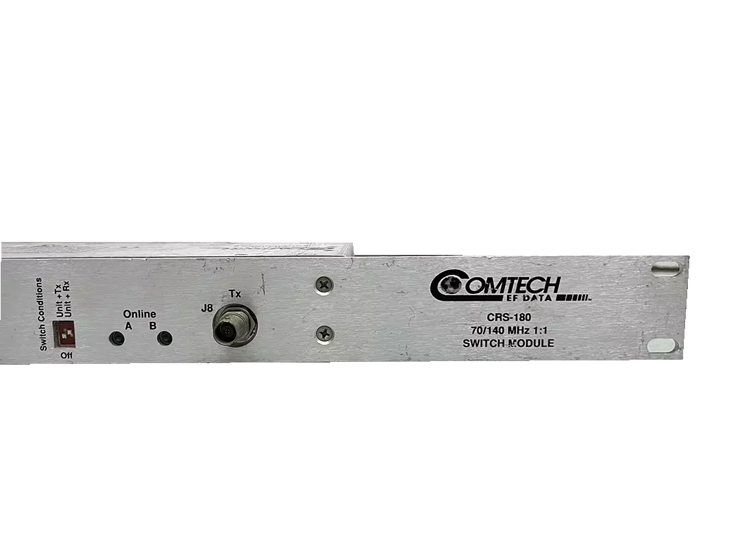Comtech EF Data CRS-180 70/140 MHz IF 1:1 Redundancy Switch with Cables