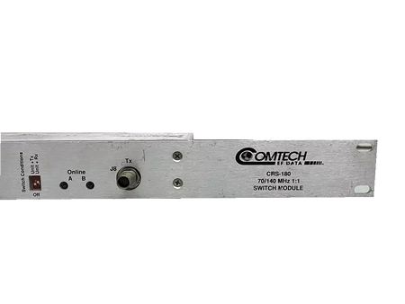 Comtech EF Data CRS-180 70/140 MHz IF 1:1 Redundancy Switch with Cables
