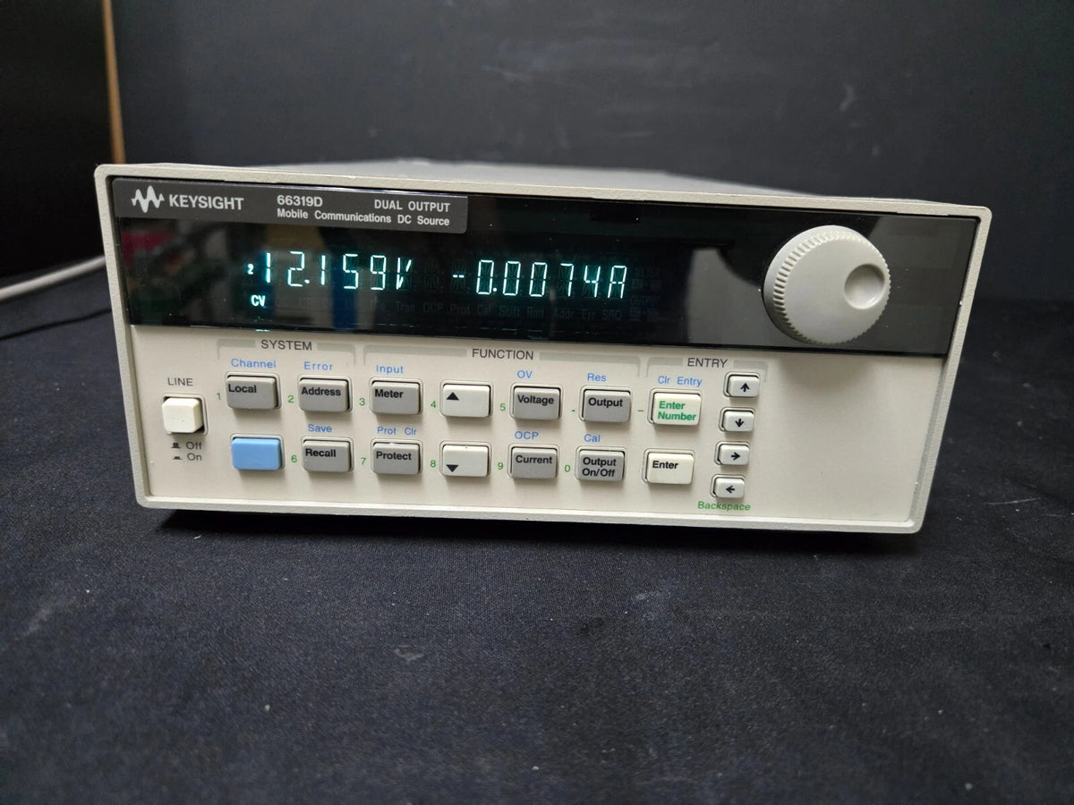 Keysight 66319D: Dual Output Mobile Communications DC Source (0387)
