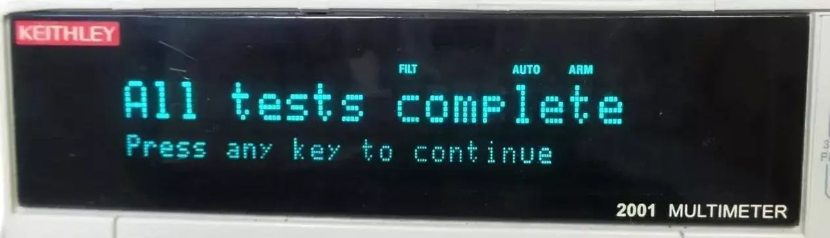 Keithley 2001M Digital Multimeter with High Accuracy