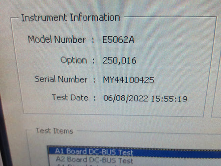 Agilent E5062A ENA Network Analyzer 300kHz-3GHz W/opt. 250 016 (0425)