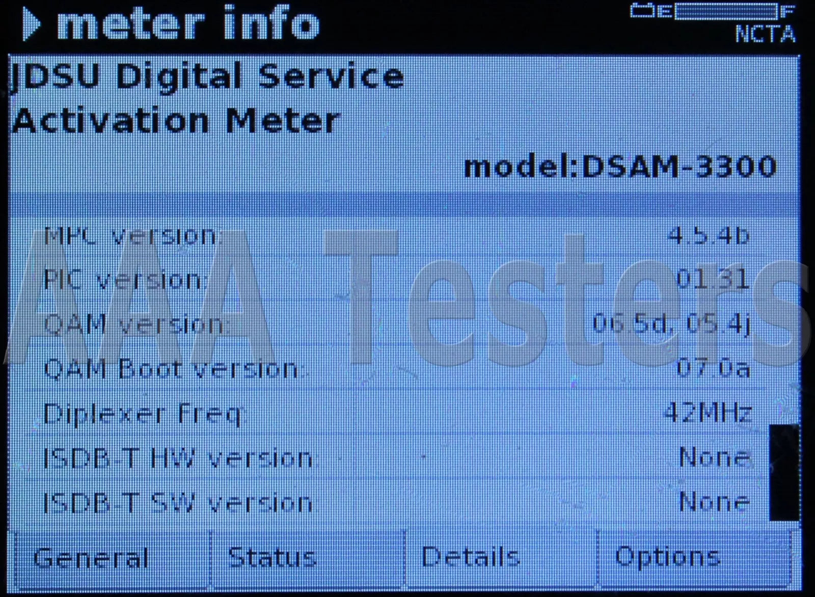JDSU Viavi DSAM-3300 xt DOCSIS 3.0 CATV Meter 6MHz DSAM3300 Home Certification - XG eqpt