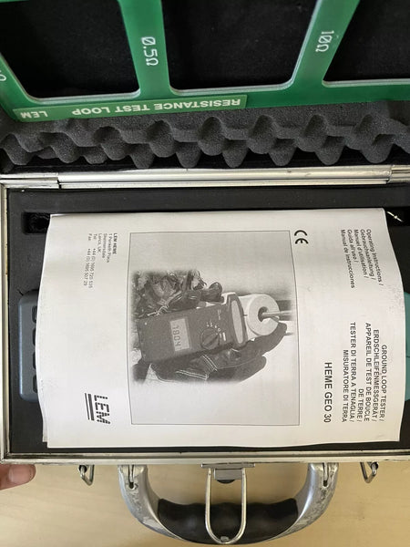 LEM HEME GEO 30 Clamp On Ground Loop Tester