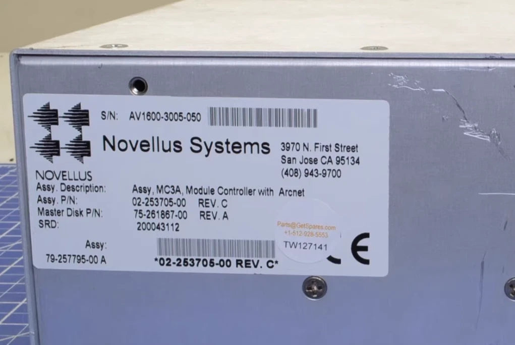 Novellus Systems 02-253705-00 REV.C Precision Controller