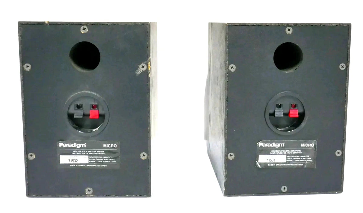 Paradigm Micro71532 Bookshelf Speakers (Pair)- Free shipping