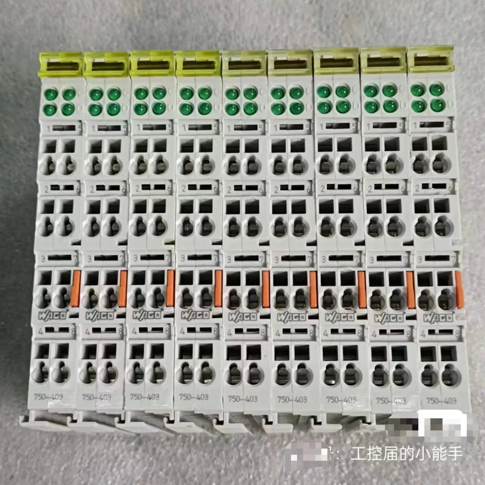 10PCS USED WAGO 750-403 4-Channel Digital Input Terminal #T1340 YS