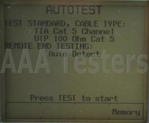 Fluke Networks DSP-100 Cat5 LAN Cable Tester Digital CableMeter DSP100 DSP 100