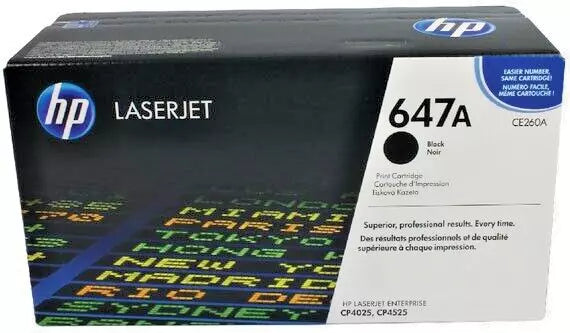 HP 647A Black Original LaserJet Toner Cartridge - High Yield