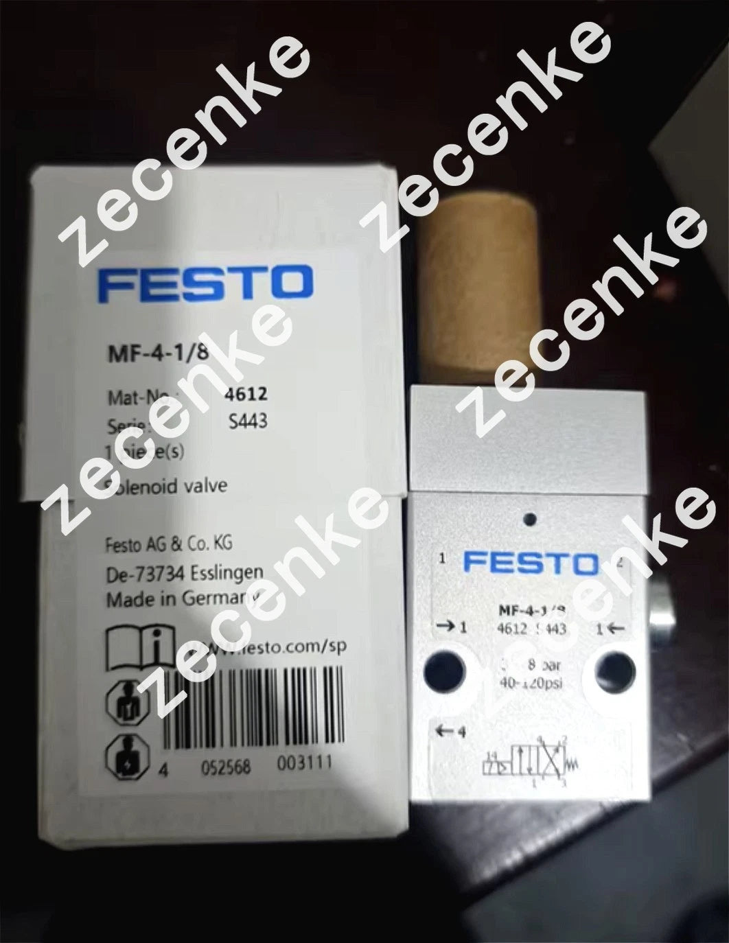 One New FESTO MF-4-1/8 4612 Solenoid Valve