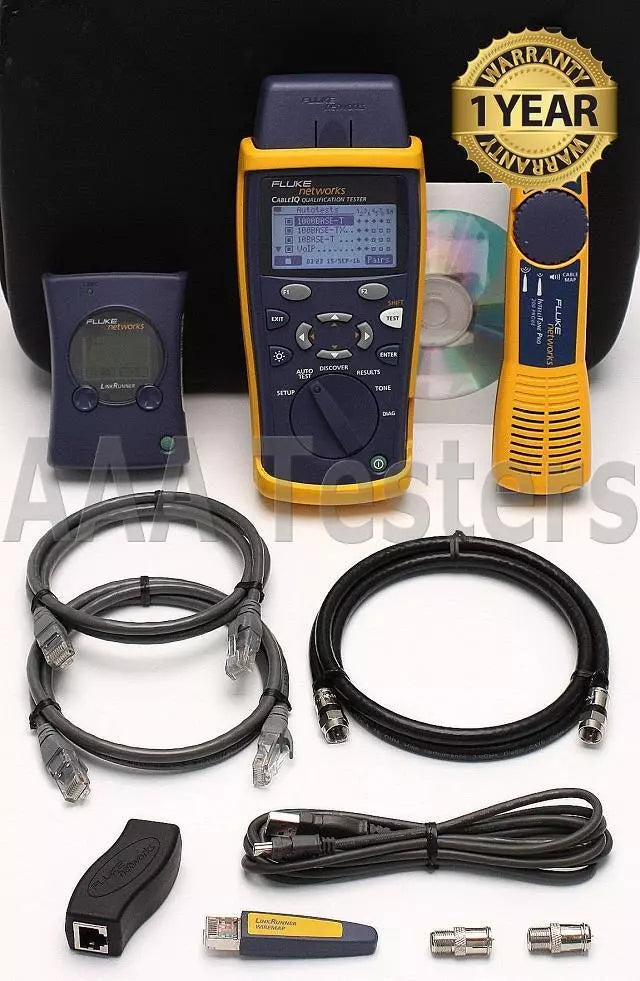 Fluke Networks CIQ-SVC CableIQ Linkrunner Qualification Service Kit CIQ CIQ-100 - XG eqpt