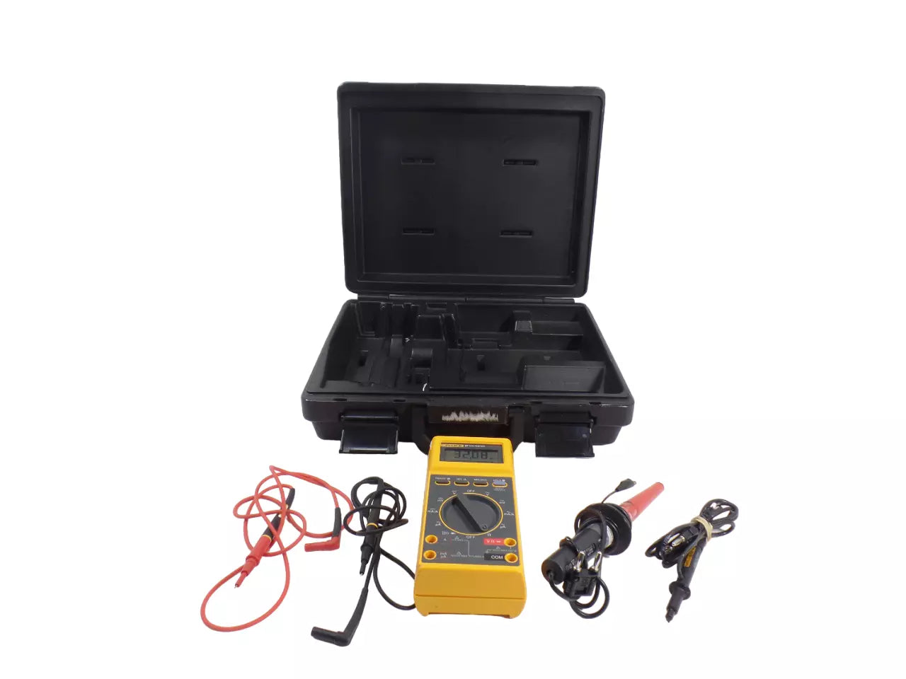 Fluke 27 Multimeter with Probes and Case