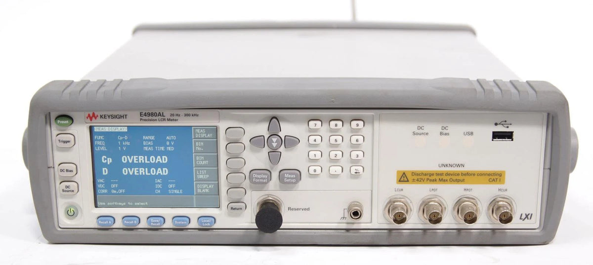 Keysight / Agilent E4980AL Precision LCR Meter 20Hz to 300kHz  OPT 032 710