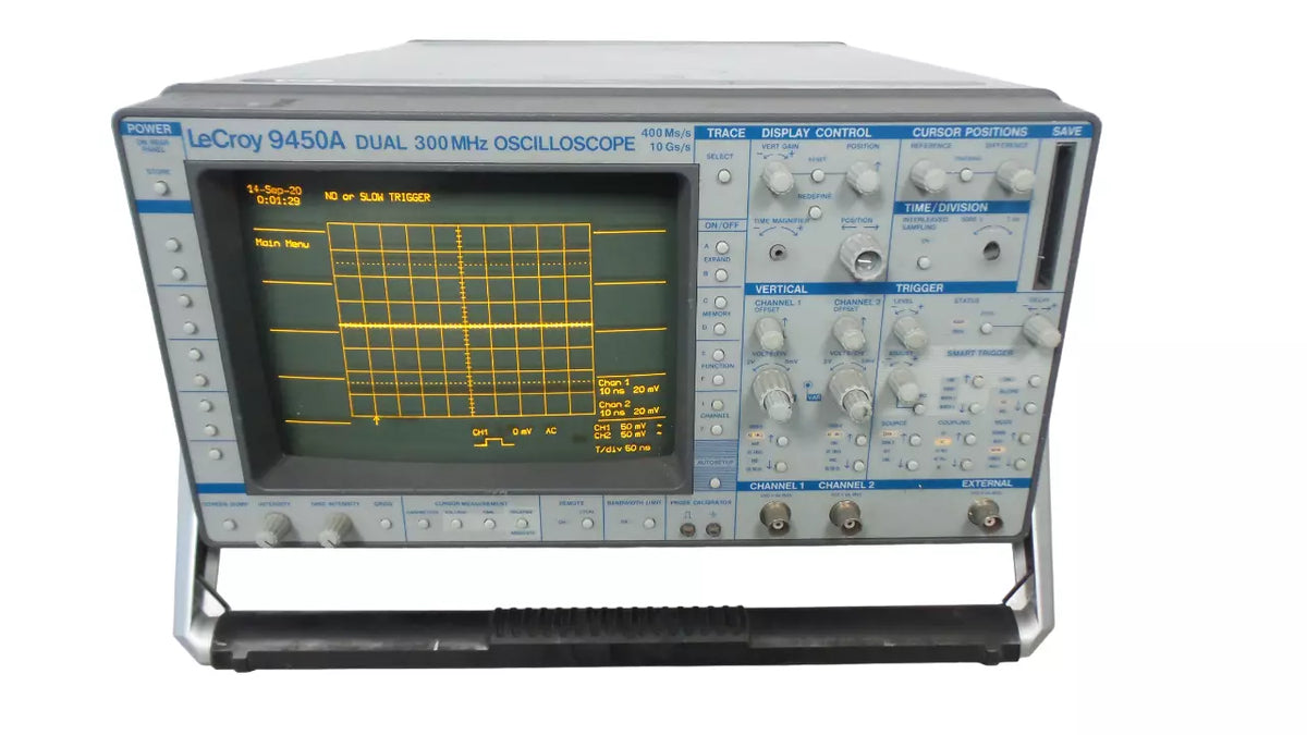 LeCroy 9450A Dual 300 MHz Oscilloscope 400 Ms/s 10 Gs/s