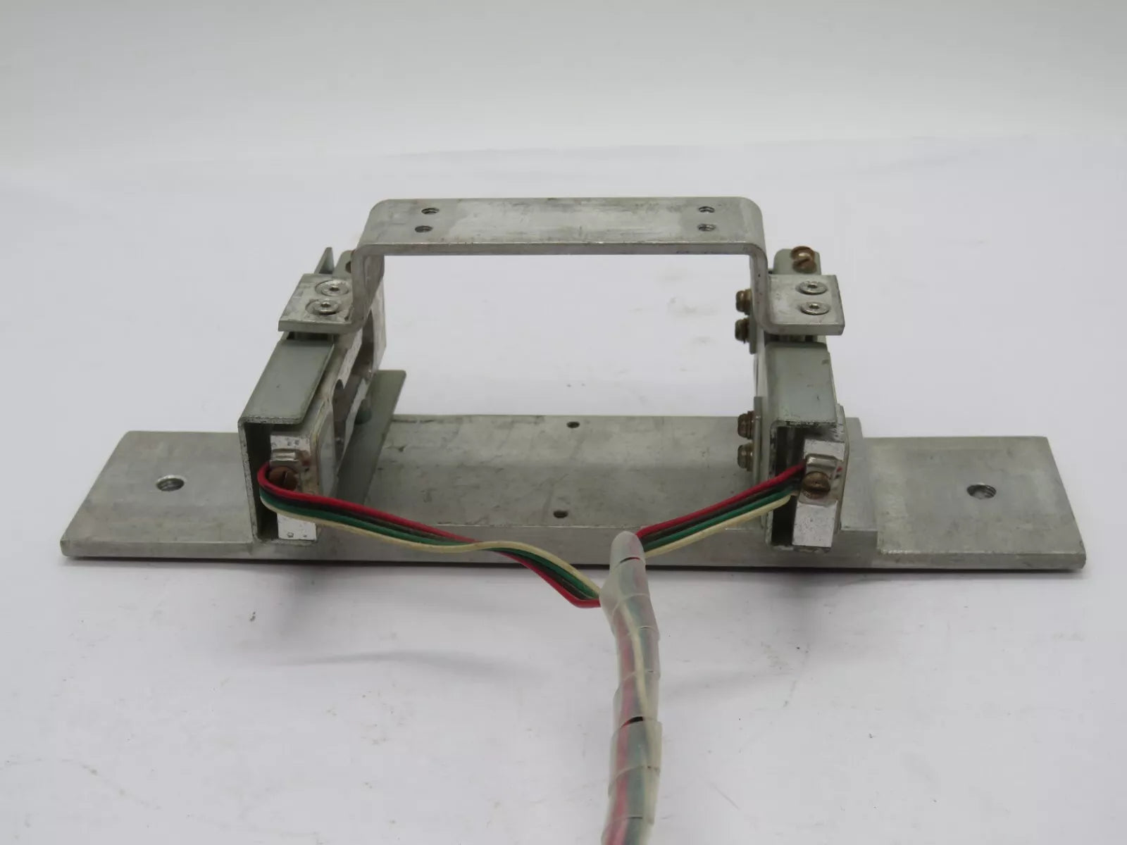 Industrial Mounting Bracket with Wiring - Metal Frame Assembly