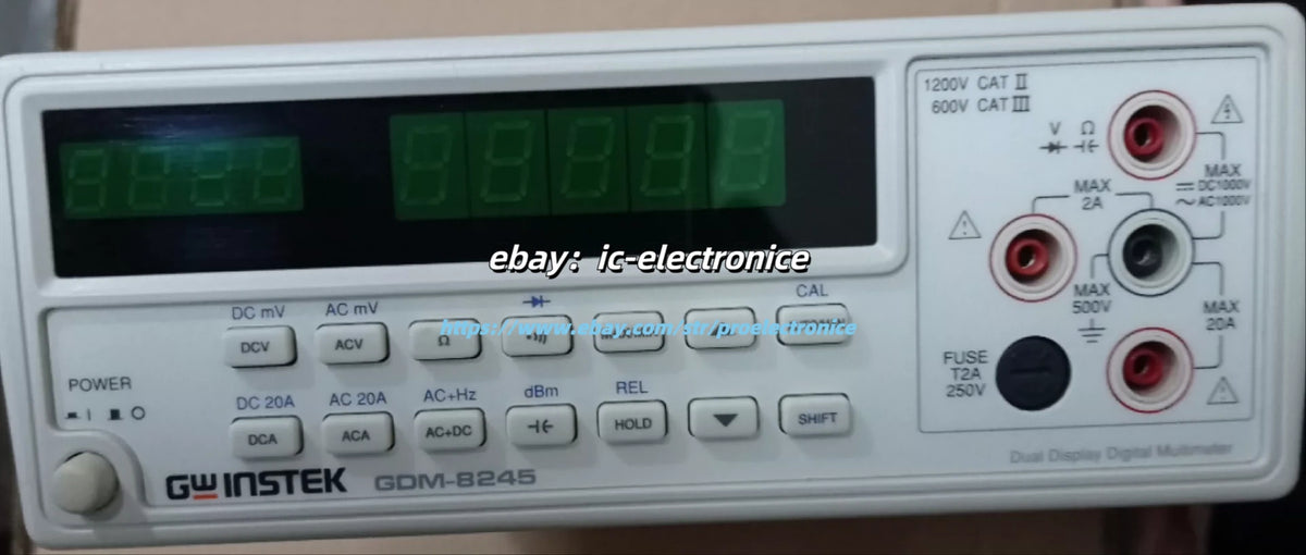 GDM-8245 Dual Display Digital Multimeter by Gwinstek