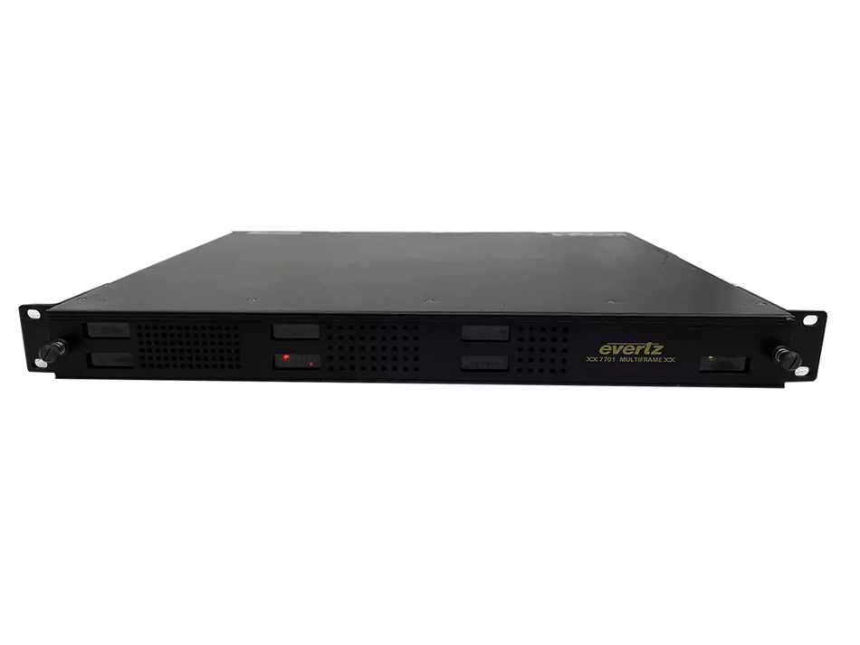 Evertz 7701 Multiframe with 7710DCDA-HD and 7750SRG-HD