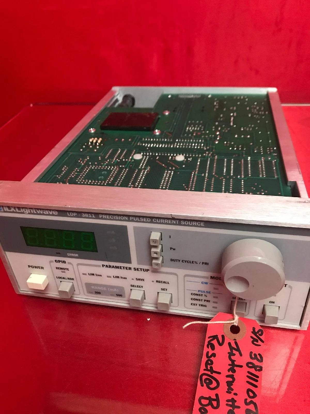 ILX Lightwave LDP-3811 Precision Pulsed / CW Current Source s/n 38111056