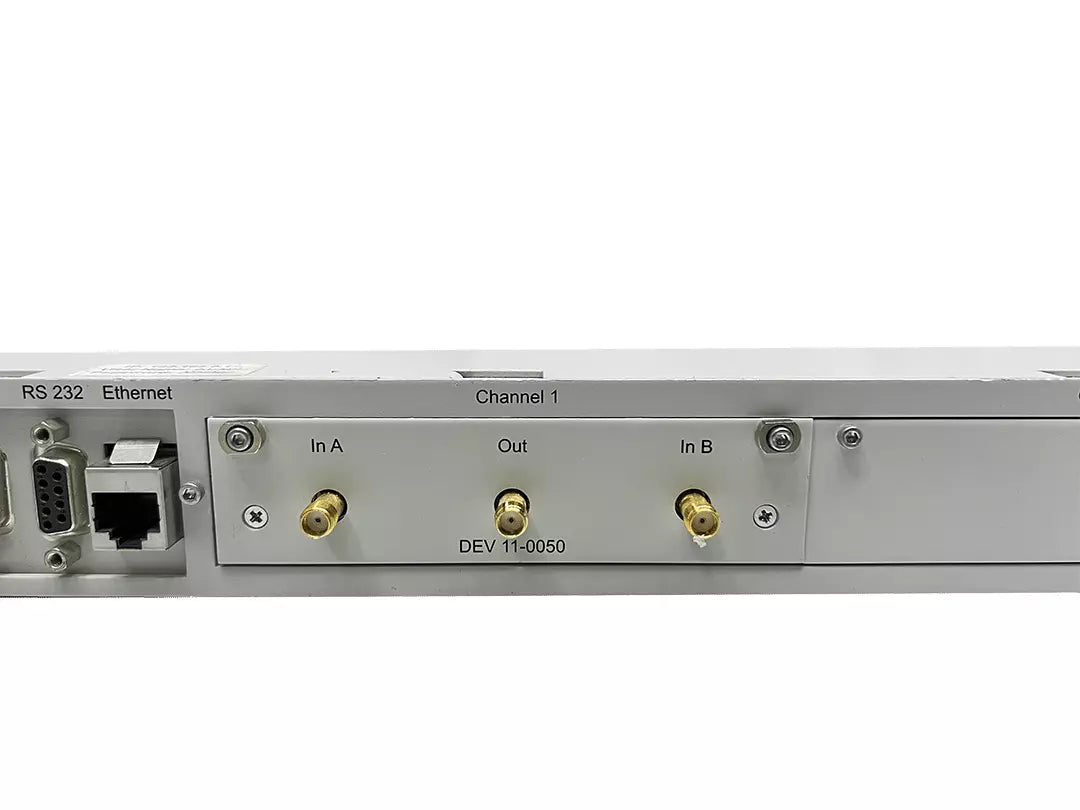 DEV Systemtechnik 1951 Universal Switch Chassis 1RU with 1 DEV 11-0050 SPDT Switch