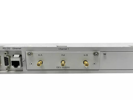 DEV Systemtechnik 1951 Universal Switch Chassis 1RU with 1 DEV 11-0050 SPDT Switch