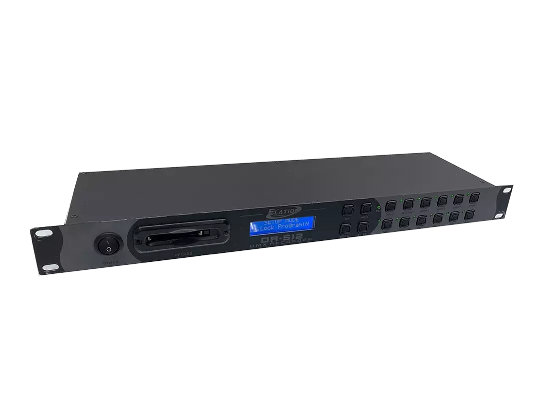 Elation Lighting DR 512 DMX Recorder Rack Mount