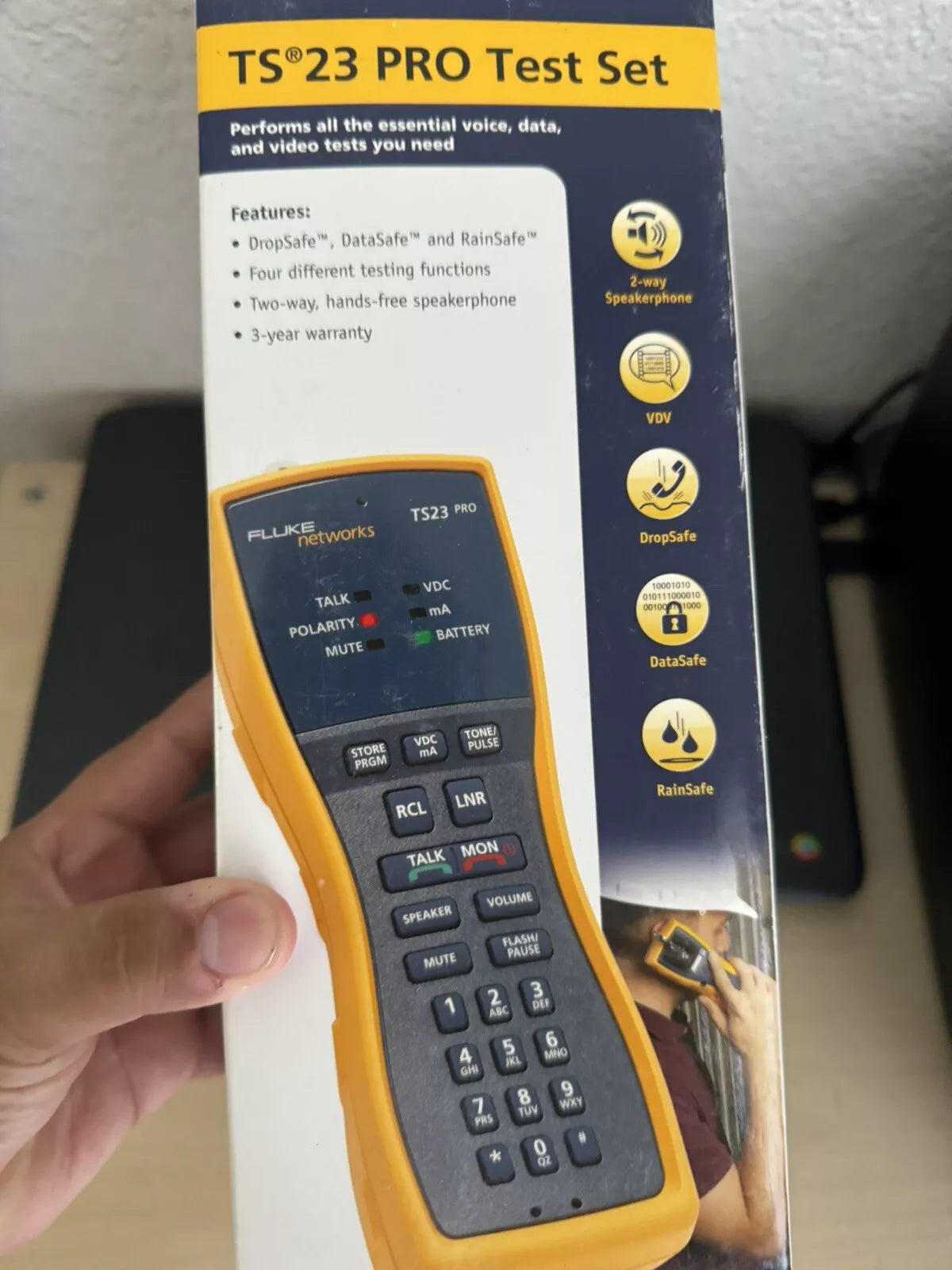 Fluke Networks TS23 Pro Test Set - New Sealed