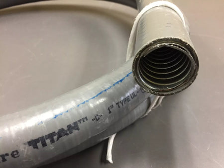 Southwire 1 Liquidtight Flexible Metallic Titan Steel Conduit Type UL Gray 8ft