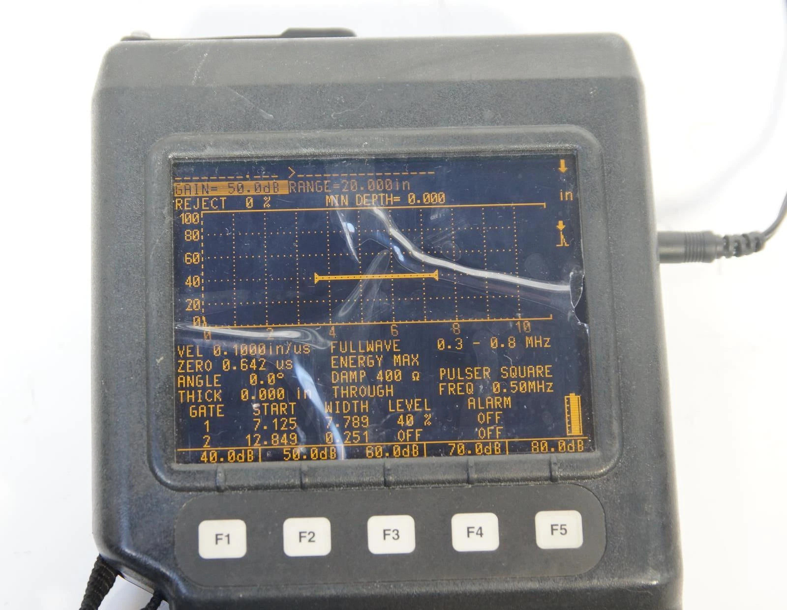 Panametrics Olympus EPOCH 4 Handheld Digital Ultrasonic Flaw Detector
