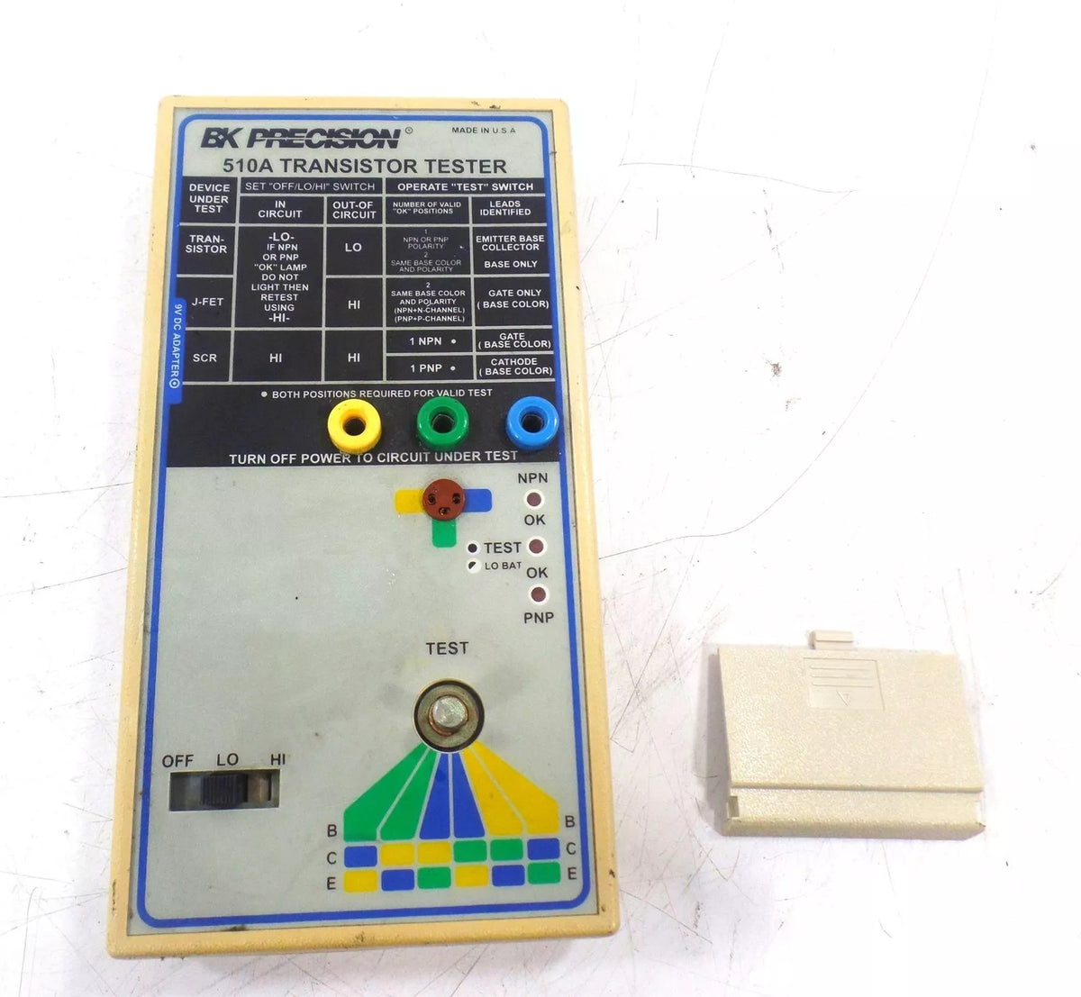 BK Precision 510A Transistor Tester with Complete Capability Set