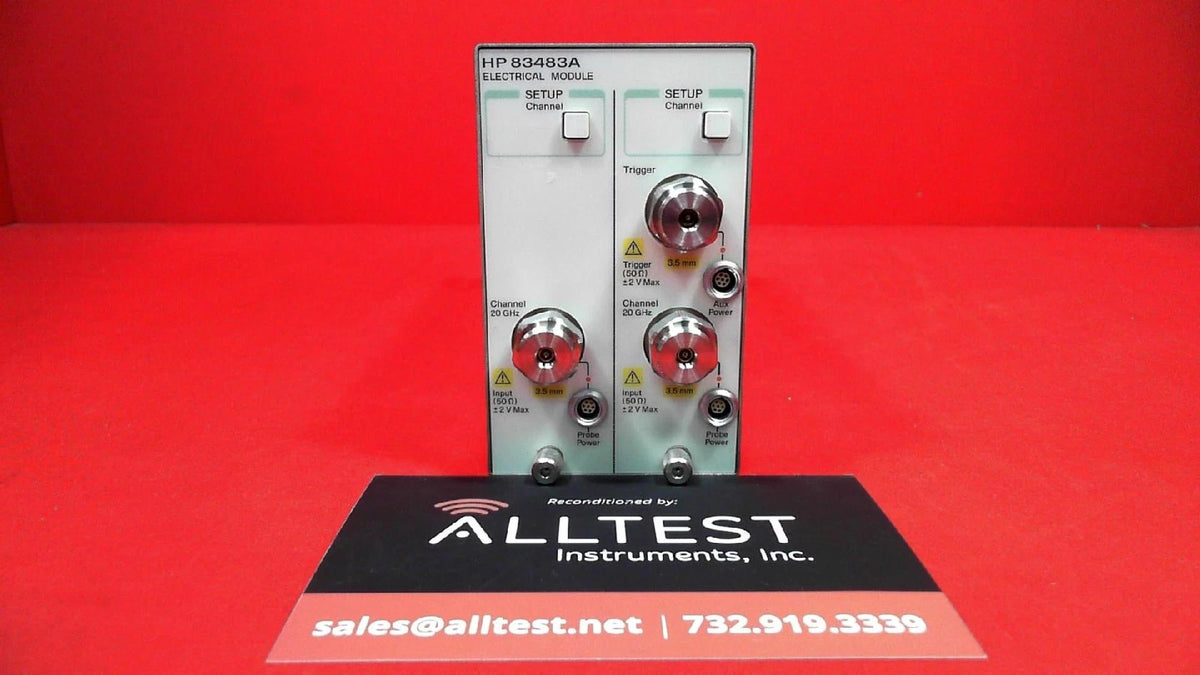 HP/Agilent 83483A Dual Electrical Channel Module: 12.4/20GHz Bandwidth