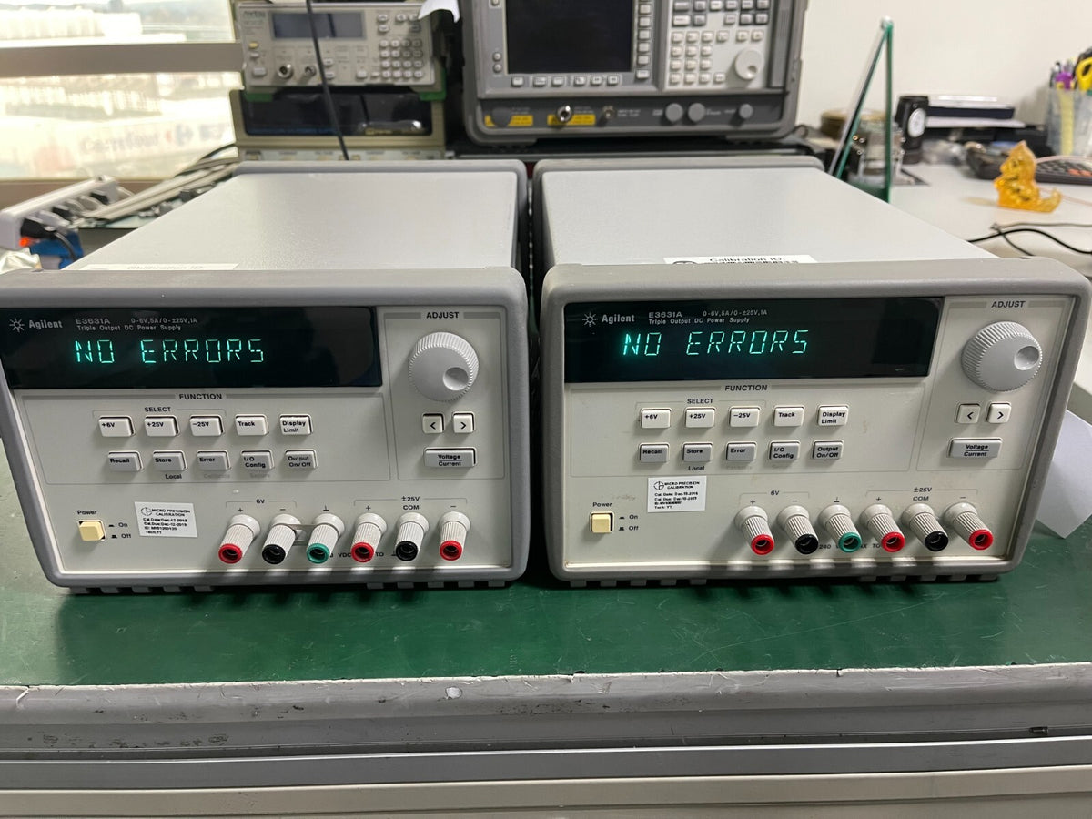 HP Agilent E3631A Triple Output DC Power Supply - XG eqpt